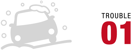 大雪で車が埋まった